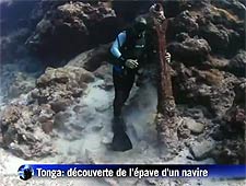 Découverte de l'épave d'un bateau de corsaires à Tonga