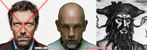 John Malkovich remplace Hugh Laurie dans le rôle de Barbe-Noire de la série Crossbones
