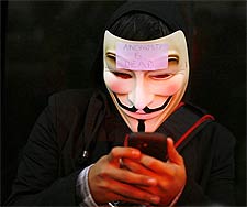 Les Anonymous s'attaquent aux dirigeants de la Tunisie