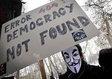 Manifestation anonymous anti-ACTA en Europe