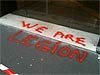 Manifestation Anonymous en mars à Paris