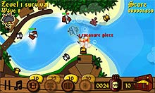Un tower defense sur le thème des pirates sur DSIWare